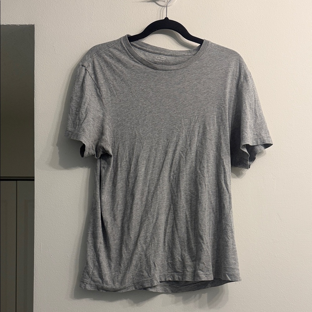 J. Crew Light Gray Short Sleeve Tee